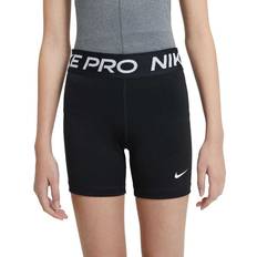 Spandex Trousers Children's Clothing Nike Big Kid's Pro Dri-FIT 5 Shorts - Black/White (FB1081-010)