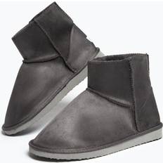 Hype Grey Womens Slippers Boot