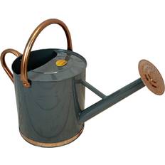 Selections French Grey & Copper Metal Watering Can with Rose