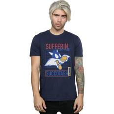 Looney Tunes Sylvester Sufferin Succotash T-Shirt Navy