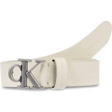 Calvin Klein Belts Calvin Klein Jeans Damen Gürtel 2,5 Ledergürtel, Weiß Ivory