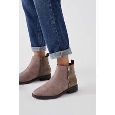 Beige - Women Ankle Boots Dorothy Perkins Good For The Sole: Extra Wide Fit Megan Comfort Ankle Boots Taupe