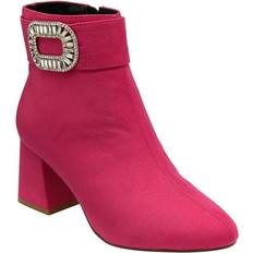 Pink - Women Ankle Boots Lotus 'Duffie' Microfibre Ankle Boots Fuchsia