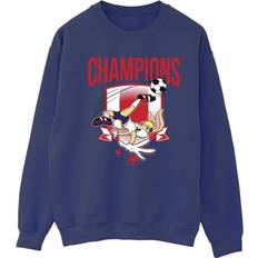 Football - Women Jumpers Looney Tunes Lola Football Champions Sweatshirt Navy