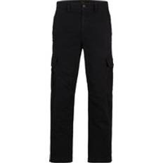 Hugo Boss Black - Men Trousers Hugo Boss Stretch-cotton cargo trousers with patch Black