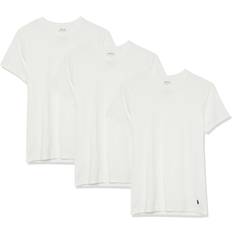 Polo Ralph Lauren Polyester T-shirts Polo Ralph Lauren Men's Stretch Undershirts 3-pack - White