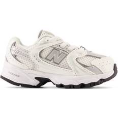 New Balance Infants 530 Bungee - White with Silver Metallic