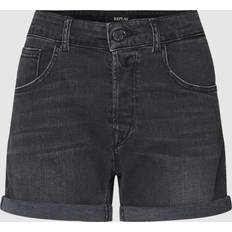 Replay Men - W32 Shorts Replay Jeansshorts mit 5-Pocket-Design Modell 'ANYTA' in Black, Größe