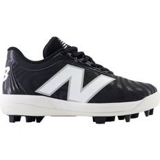New Balance Baseball Shoes New Balance Youth 4040v7 Rubber Molded - Black/Optic White
