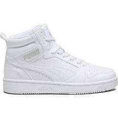 Puma Junior Rebound V6 Mid - White/Cool Light Grey