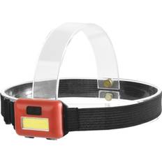 Greenzech Red 450LM COB LED Ultralight Headlamp 3 Switch Modes Adjustable Camping Running 3*AAAA Battery