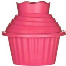 Premier Housewares Interiors PH Hot Pink Giant Cupcake Silicone Moulds Set Of 3