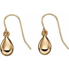 Elements Gold Elements Gold 9CT Yellow Gold Teardrop Earrings GE2217