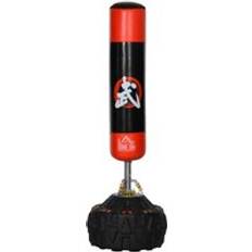 Homcom Freestanding Boxing Punch Bag Stand Black and red