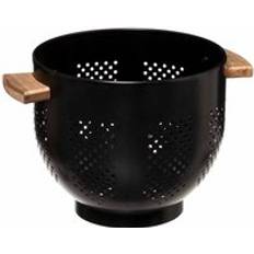 Black Colanders Dunelm Modern 20cm Black Colander