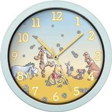 Wall Clocks Kid's Room Disney Winnie The Pooh Blue Frame