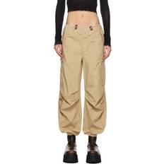 R13 Khaki Balloon Army Trousers Khaki