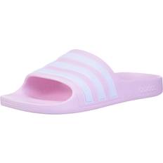 Adidas Adilette Aqua Slide Sandal in Clpink/ftw