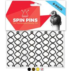 Black Hair Pins Hawwwy Spiral Bobby Pins 8 Pack Spiral Hair Pins