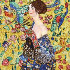 Diamond Dotz Lady with Fan Painting Kit Klimt