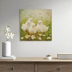 Madison Park Sunshine Animals Chicks Canvas