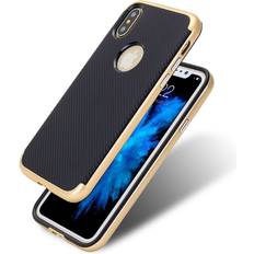 Apple iPhone X Bumpers König Design Apple iphone x xs hülle case handy cover schutz tasche schutzhülle bumper gold