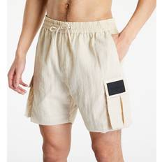 Calvin Klein Beige Trousers & Shorts Calvin Klein Jeans Mesh Ripstop Cargo Shorts Beige