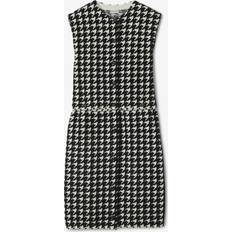 Burberry S Dresses Burberry Houndstooth Nylon Blend Dress