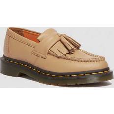 Brown - Women Loafers Dr. Martens Women's Adrian Virginia Tassel Loafers in Tan/Brown, Soft Leather