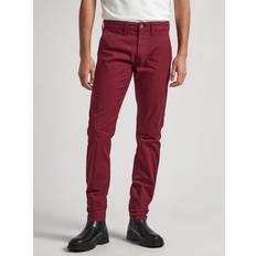 Men - Red Jeans Pepe Jeans Charly Chino Trousers Red