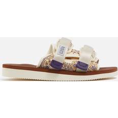 Suicoke Moto-Cab-Pt05 Printed Nylon Sandals Beige