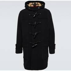 Burberry S Coats Burberry Greenwich wool-blend coat black