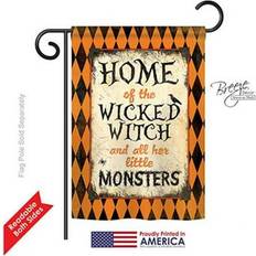 Breeze Decor 62059 Halloween Wicked 2-Sided Impression Garden Flag