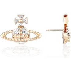 Vivienne Westwood Mayfair Bas Relief Earrings - Rose Gold/Transparent