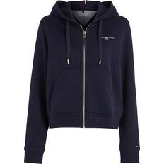 Tommy Hilfiger 1985 Collection Signature Logo Zip Thru Hoodie - Desert Sky