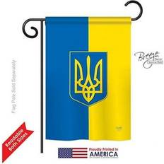 Breeze Decor 58192 Ukraine 2-Sided Impression Garden Flag