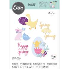 Sizzix Spring Has Sprung Thinlits Dies