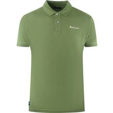 Aquascutum Brand Logo Plain Army Green Polo Shirt