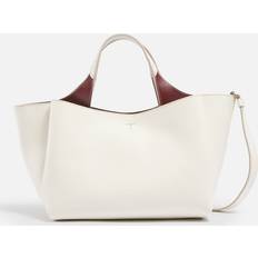 Tod's Apa 2 Mini Leather Tote Bag White