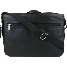 Kenneth Cole Men's Mess ing In Action Reaction Leather Messenger Bag