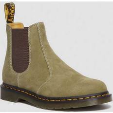 Green - Men Chelsea Boots Dr. Martens Men's 2976 Tumbled Nubuck Leather Chelsea Boots in Green