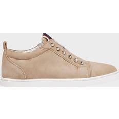 Christian Louboutin Trainers Christian Louboutin Fav Fique Vontade suede sneakers beige