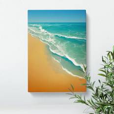 House of Hampton Sandy Beach Wrapped Canvas Graphic