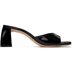 BY FAR Black Romy Mules Black IT