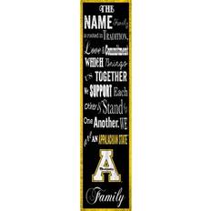 Fan Creations Appalachian State Mountaineers 6'' x 24'' Personalized Family Banner Sign