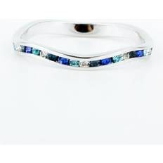 Traditions Jewelry Company Multicolor Crystal Wave Ring, Women's, 10, Blue