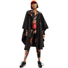 Desigual Women Rain Jackets & Rain Coats Desigual Logo raincoat BLACK U