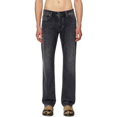 Diesel Black - Men Trousers & Shorts Diesel Men's Larkee Straight Leg Denim Black/Grey 09h29