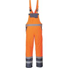 Portwest S488 Hi-Vis Breathable Contrast Rain Bib & Brace