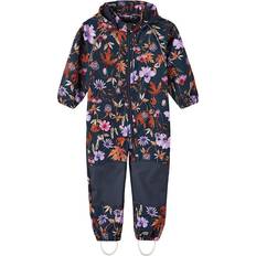 Name It Soft Shell Overalls Children's Clothing Name It Girl's Flower Overalls - Dark Sapphire